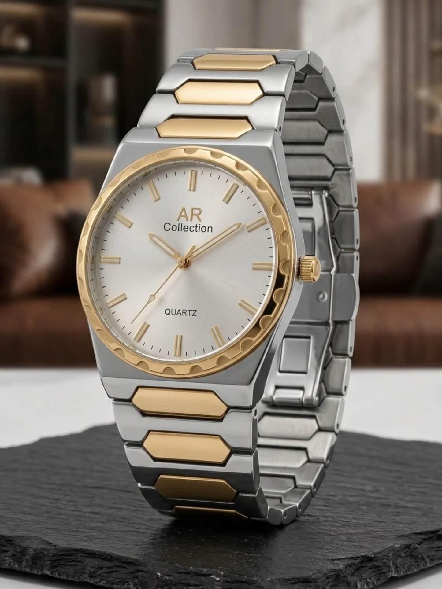 AR Collection "Icon" Series – Integrated Bracelet Quartz Timepiece