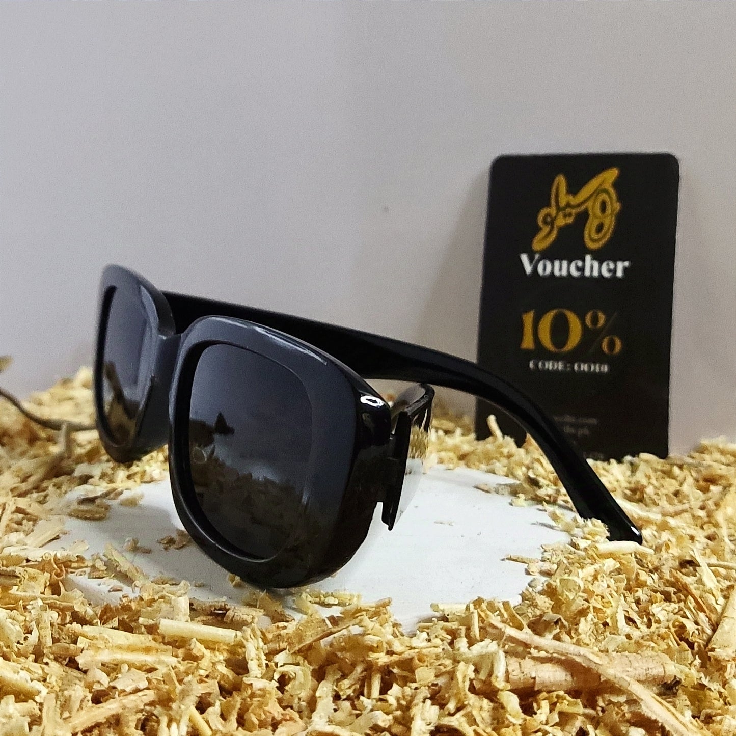 Unisex - Retro Oval Black