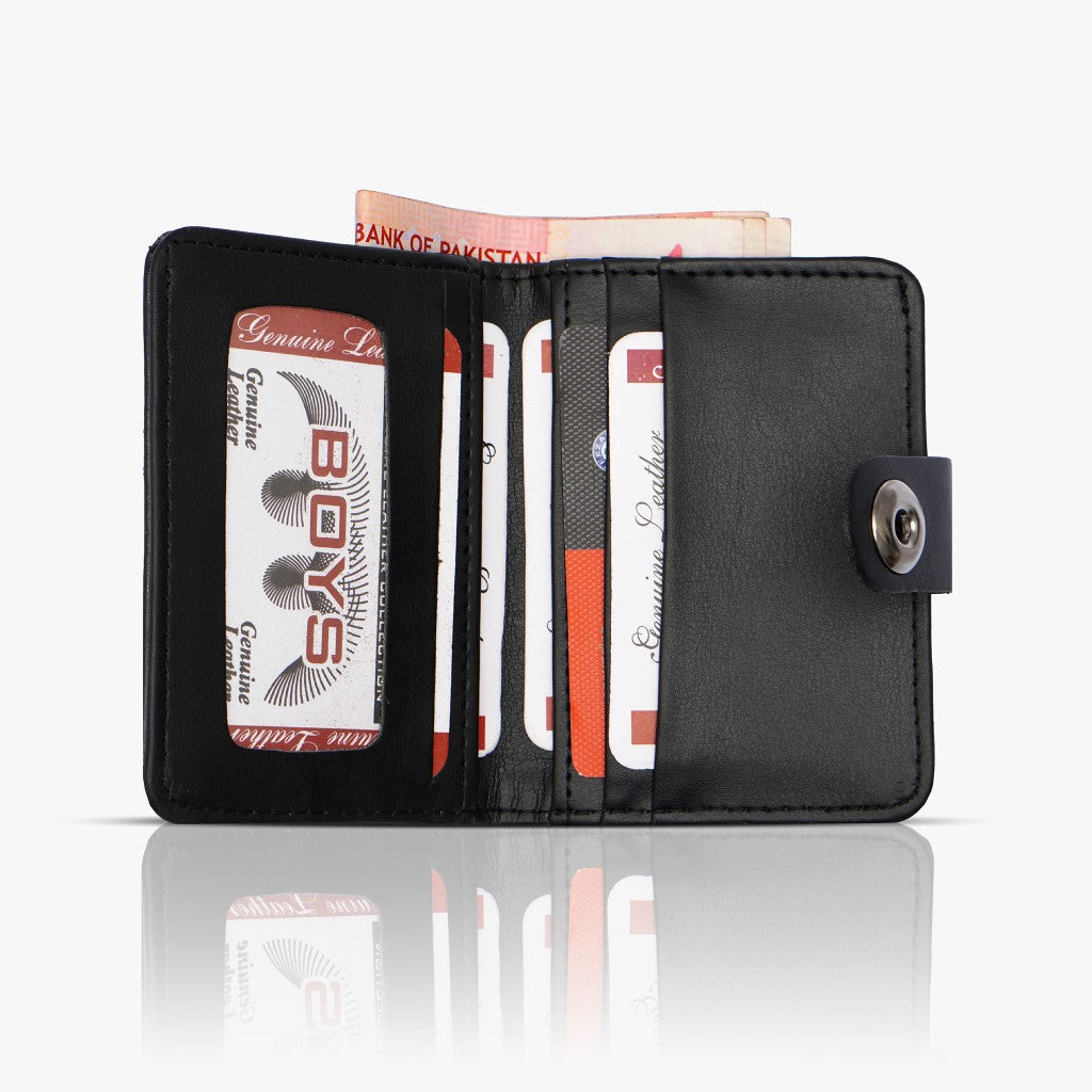 Minimool Button Closure Wallet