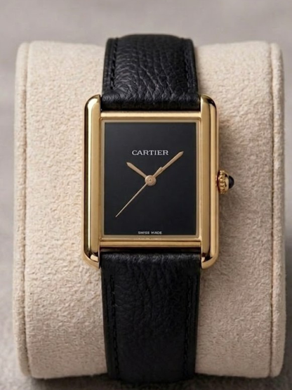 Cartier Tank OLD MONEY in Leather Strap