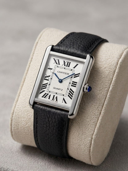 Cartier Tank OLD MONEY in Leather Strap