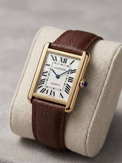 Cartier Tank OLD MONEY in Leather Strap