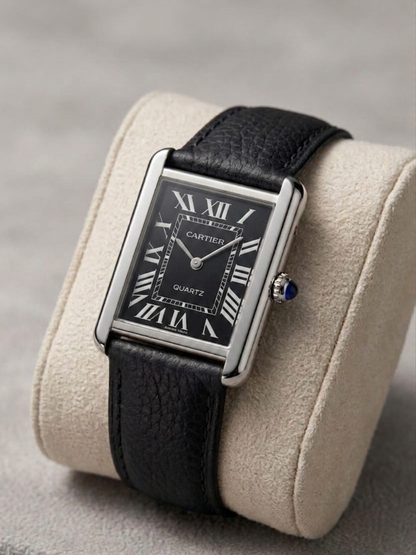 Cartier Tank OLD MONEY in Leather Strap