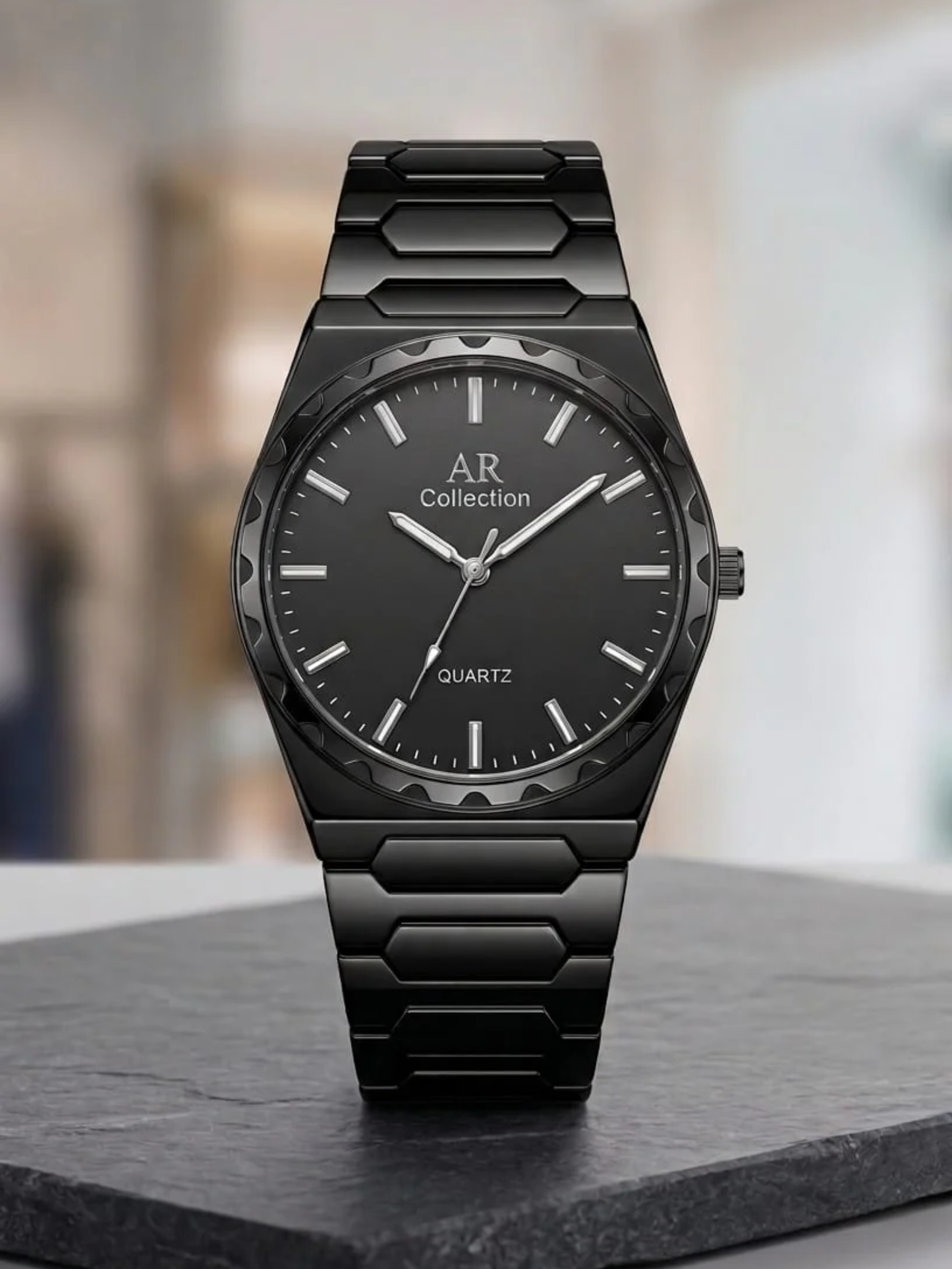 AR Collection "Icon" Series – Integrated Bracelet Quartz Timepiece