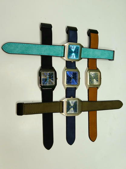 Santos Rubber Strap Watch