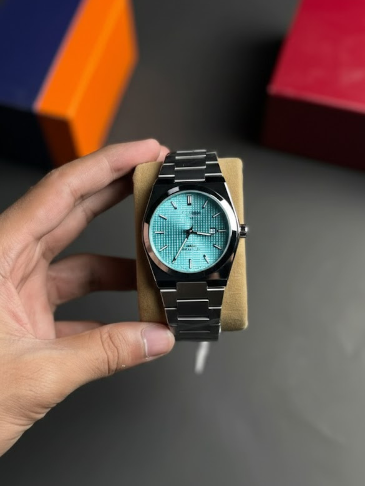 Tissot prx stainless steel with date. Premium Quality luxury watch