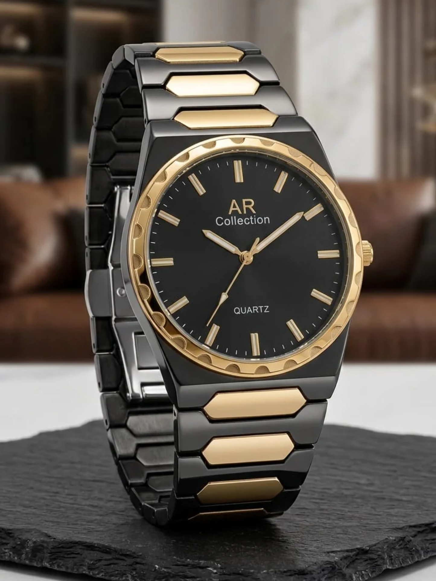 AR Collection "Icon" Series – Integrated Bracelet Quartz Timepiece
