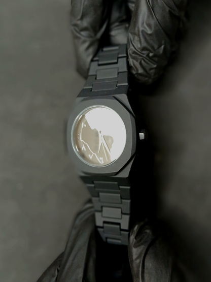Marble Textured Arabic Aura Watch Limited Edition (Fiber 44gm)