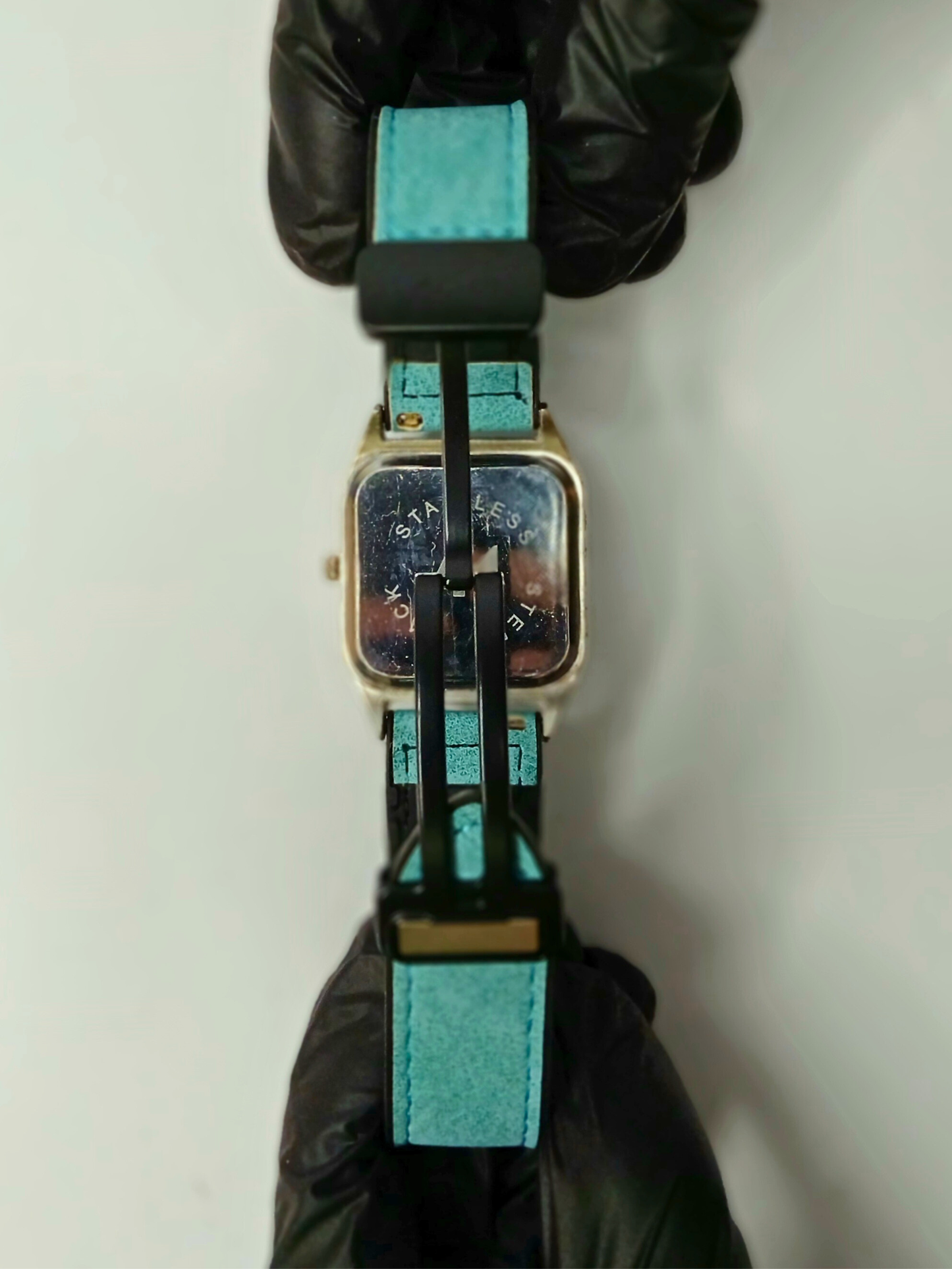 Santos Rubber Strap Watch