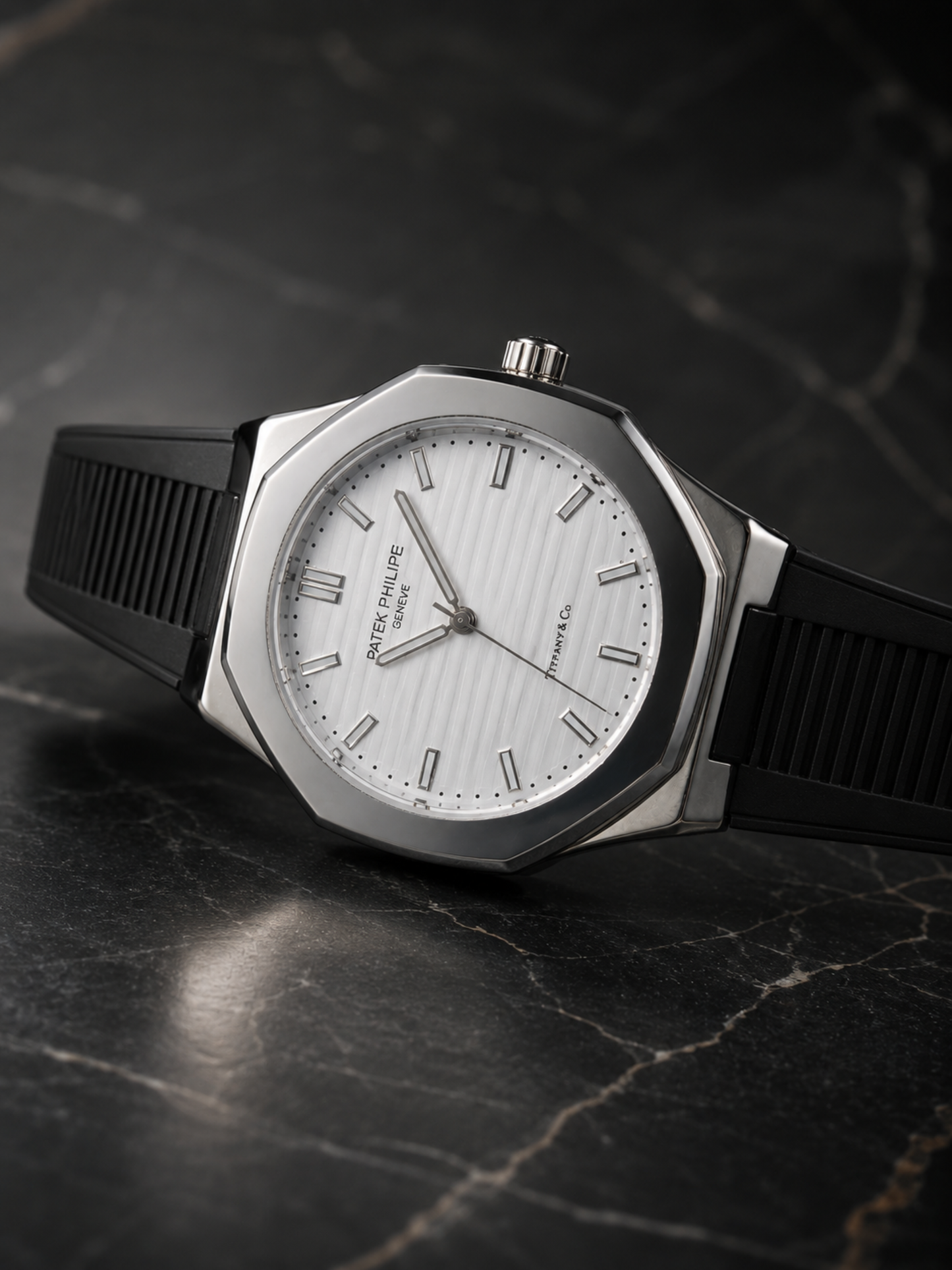 Patek Philippe Hexa Dial Rubber Strap
