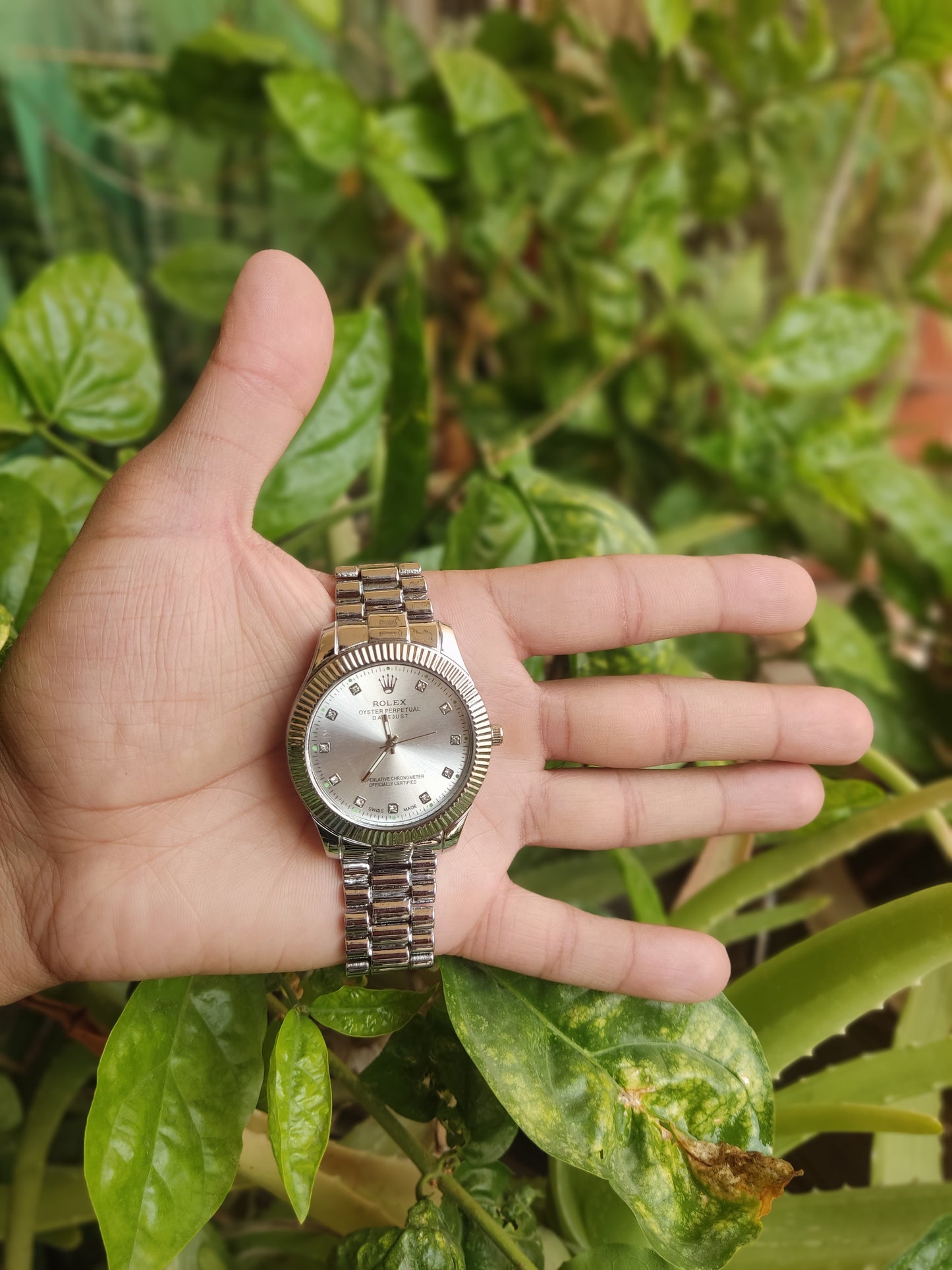 Rolex Stainless Steel Couple Watch
